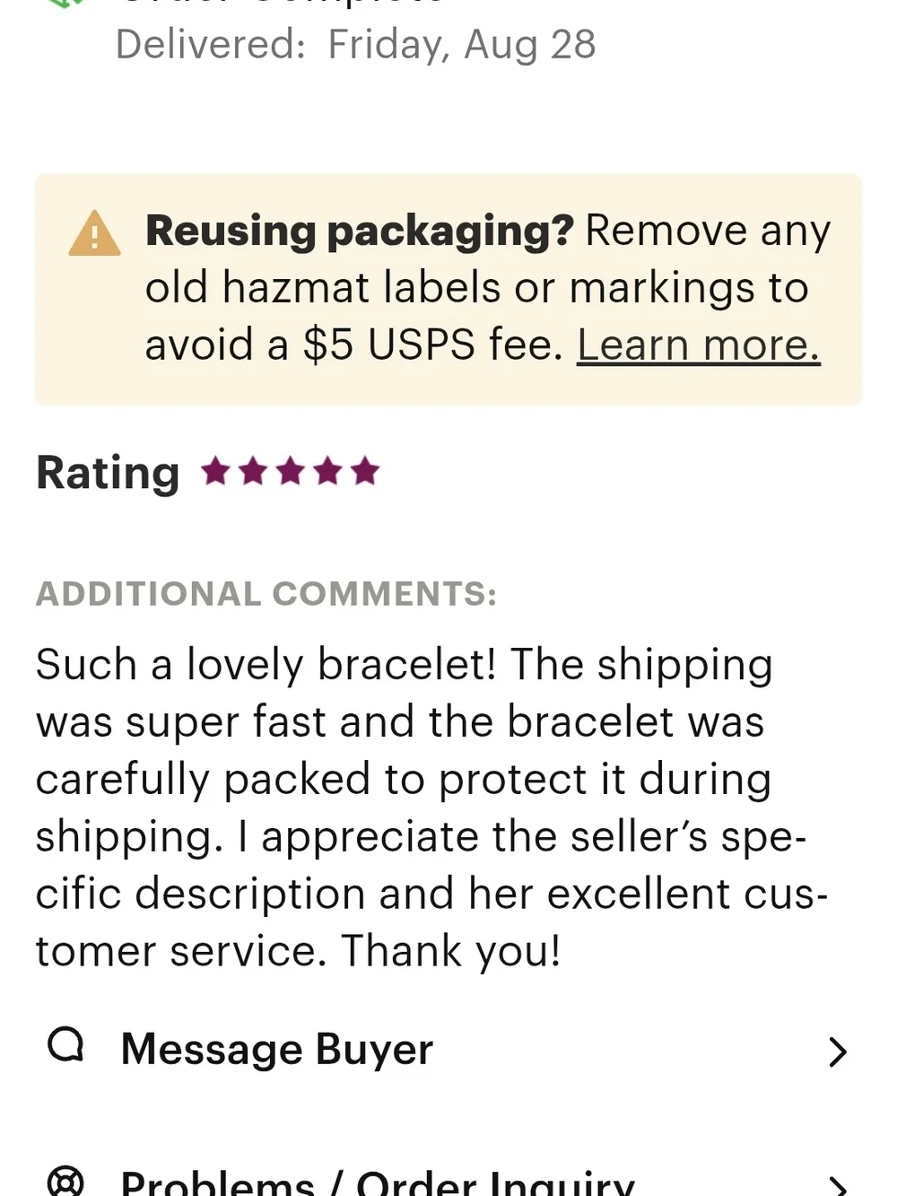 5 STAR SELLER!